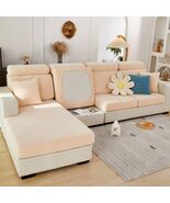 Universal Sofa Cover Stretch Slipcover Anti-Slip L Shape Large Grey - $64.91 MXN