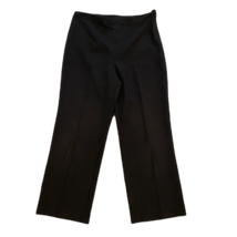 Haggar For Her Dress Pants ~ Sz 12S ~ Black ~ High Rise ~ 27.5&quot; Inseam ~ Pleated - £17.82 GBP