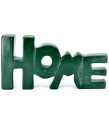Vaneal Group Hand Carved Soapstone Green HOME Free-Standing Word Sign Decor - £7.90 GBP