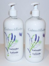 New Set Of 2 Crabtree &amp; Evelyn Lavender 16.9 Oz Body Lotions - £38.29 GBP