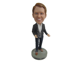 Custom Bobblehead Trendy Man Wearing A Suit And Formal Pants And Shoes - Leisure - £69.98 GBP