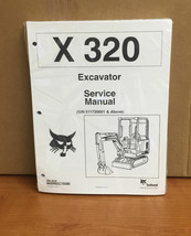 Bobcat 320 Compact Excavator Service Manual Shop Repair Book 2 Part # 67... - £25.69 GBP