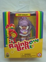 Vintage Style 40 Years Of Rainbow Brite Shy Violet 2&quot; Pvc Plastic Toy Figure New - $16.34