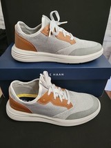 Cole Haan Grand+ Journey Sneakers Men&#39;s Shoe Size 8 Grey Heather/Tan New In Box - £48.56 GBP