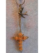 Cross and Dove Keychain, Pendant Style for Keys and Crafts, and Christma... - £6.99 GBP