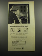 1955 Bell Telephone System Ad - Wonder how Jane and the kids are doing? - £14.60 GBP