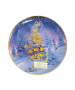 Angel Lights Avon Collectors Plate Christmas 2005 Frank Riccio 8” NIB 22K Gold - £3.47 GBP