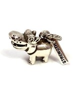 Brighton Hippi Charm, Hippopotamus J99622 Silver Finish/Stones, New - $331.01 MXN