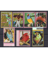 Equatorial Guinea Mi 490-496 MNH imperforate Birds ZAYIX 0224M0037M - £2.54 GBP