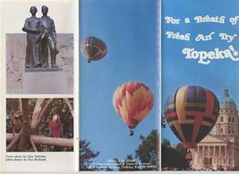For a Breath of Fresh Air Try Topeka Kansas Brochure Shopping Center Gui... - $17.82