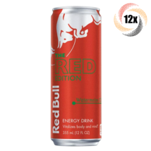 12x Cans Red Bull Watermelon Flavor Energy Drink 12oz Vitalizes Body &amp; M... - £40.90 GBP