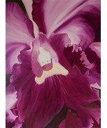 Original Oil Painting, Purple Orchid, Flower (30&quot; x 40&quot;) - £432.80 GBP