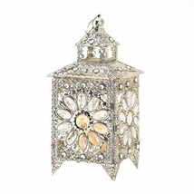 Crown Jewels Silver-tone Candle Lantern - £47.96 GBP