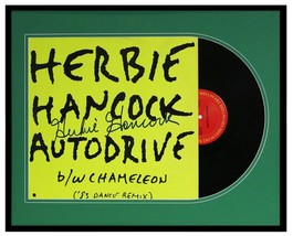 Herbie Hancock Signed Framed 1983 Autodrive Vinyl Record Album Display - £117.33 GBP