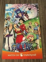 One Piece Crunchyroll Anime 2019 Nycc New York Comic Con Exclusive Promo Poster - £11.85 GBP