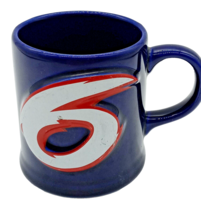 Mark Martin #6 Ceramic Coffee Cup Valvoline Racing Mug NASCAR Raised Blue - £9.19 GBP