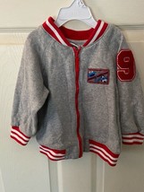 Vintage Cookie Monster Zippered Varsity Jacket 2T *Pre Owned* ll1 - $227.89 MXN