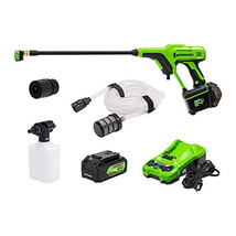 Greenworks 24V (600 PSI) Portable Power Cleaner, 4.0Ah USB Battery and C... - $280.76