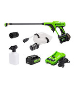 Greenworks 24V (600 PSI) Portable Power Cleaner, 4.0Ah USB Battery and C... - $5,336.36 MXN