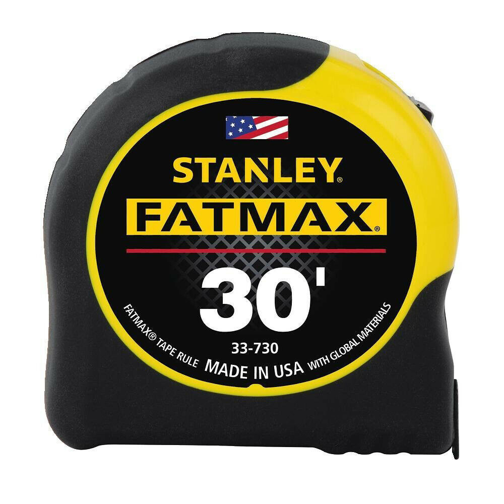 Primary image for Stanley FatMax Lockable BladeArmor Tape Measure 1-1/4" W x 30'r L 33-730