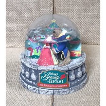 Vintage Ocean Spray Beauty And The Beast Dancing w Belle Plastic Snow Globe - £11.68 GBP