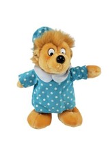 1989 Mama Berenstein Bear Plush 10&quot; Applause Blue White Dress Hat - £7.87 GBP