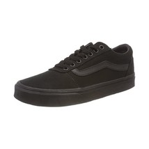 Vans Mens Ward Canvas Low-Top Sneakers, Black ((Canvas) Black 186), 12 UK  - £66.34 GBP