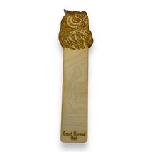 Bookmark - Great Horned Owl - Birch wood - £9.23 GBP