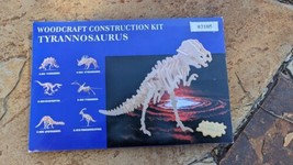 Woodcraft Construction Kit Tyrannosaurus, New But READ Description! - £15.82 GBP