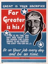WW2 World War 2 Propaganda Poster Art Print Metal Sign 12x8in Vintage Ol... - $34.85 CAD