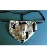 New Sexy Mens MONEY Hundred Dollar Bill Gstring Thong Male Lingerie Unde... - £14.88 GBP