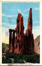 Ruins of Montezumas Temple Garden of the Gods Denver CO Vintage Postcard (D8) - £4.59 GBP