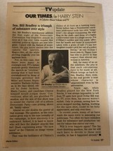 Senator Bill Bradley Vintage Small Article Ephemera  ART2 - £6.09 GBP