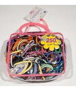 250 NEW EXPRESSIONS COLORFUL PONYTAIL HOLDER HAIR BAND ELASTIC GIRLS WOMEN - $7.91