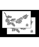 2 PACK Vinyl Airbrush Camo Stencils Camouflage for Duracoat 14&quot; (Pine Br... - $16.34 CAD