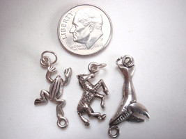 A Whale a Frog and Horse 925 Sterling Silver Pendant you will receive all three - £11.50 GBP