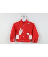 Deadstock Vintage 70s Streetwear Boys 5 Checkered Water Repellant Rain J... - $1,104.11 MXN
