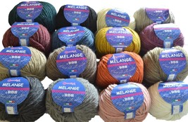 Wool Yarn Ball BBB TITANWOOL Art. Melange G 100 Made In Italy - $98.17 MXN+