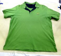 Paul &amp; Shark Yachting Green Polo Shirt XXL 100% Cotton Italy Short Sleev... - $17.10