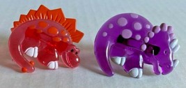 Bakery Crafts Plastic Cupcake Rings Favors Toppers New Lot of 6 &quot;Dinosau... - $6.99