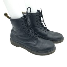 Dr Martens 1460 Smooth Leather Lace Up Boots Black Mens 6 Womens 7 - £45.99 GBP