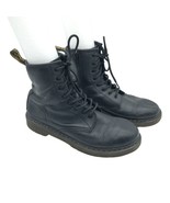 Dr Martens 1460 Smooth Leather Lace Up Boots Black Mens 6 Womens 7 - £45.48 GBP