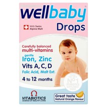 Vitabiotics Wellbaby Multi-Vitamin Drops 30ml 4-12 Mnths - £7.15 GBP