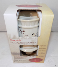 Ceramic Plug In Candle Wax Melt Tart Warmers Night Light Relax Candle Wa... - $12.72