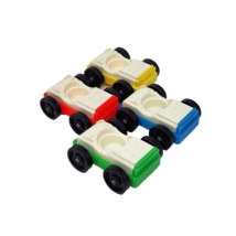 4 Vintage Fisher Price Little People # 930 Replacement Cars For Parking Garage - £18.68 GBP