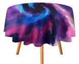 Galaxy Universe Tablecloth Round Kitchen Dining for Table Cover Decor Home - $15.99+