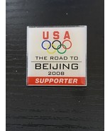 Olympic 2008 The Road To Beijing Supporter Collector Pinback Lapel Pin H... - €7,75 EUR