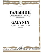 Sonata triptych for piano. [Paperback] Galynin German - $18.15 CAD