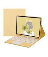 for iPad Air 2 (Yellow Keyborad + Flip case) Bluetooth Touchpad Keyboard... - $176.00