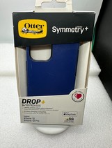 OtterBox (Symmetry+) MagSafe Case for iPhone 12 &amp; 12 Pro - Navy Captain Blue - £7.58 GBP